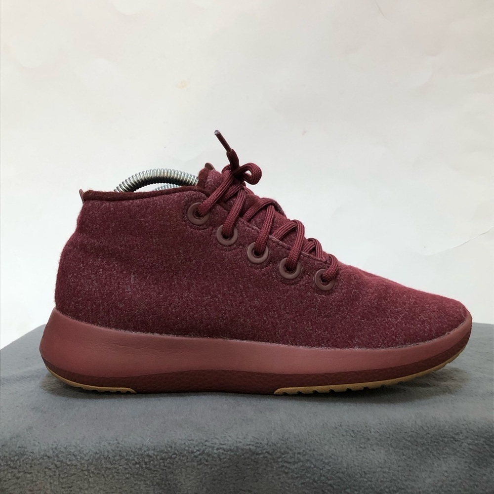 Allbirds Women’s Wool Runner Up Mizzle Maroon Lace-Up Sneakers - 9